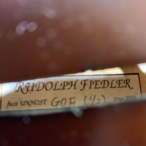 【N1】 Rudolph Fiedler GOF 1/2 バイオリン ケース付き 弓 ヴァイオリン 1694-51の画像7