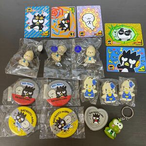 サンリオ sanrio バツ丸くん ポチャッコ 缶バッジ けろけろけろっぴ カード レトロ 80s 90s キーホルダー 昭和レトロ ヴィンテージ