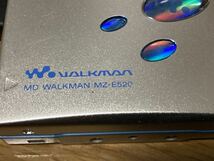 SONY MD WALKMAN MZ-E520/再生確認済み/リモコン付き_画像4