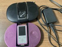 SONY WALKMAN NW-S754、NW-S715F（共に再生確認済み）/スピーカー付き/非純正アダプター1個付き_画像1