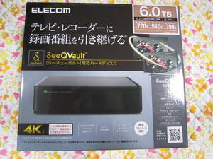 ELECOM Elecom ELD-QEN2060UBK SeeQVault correspondence 6.0TB