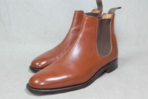 着用少LloydFootWear×CHEANEY ロイドフットウェア×チーニー 美しいサイドゴアブーツ UK9 イギリス製高級革靴 ビジネス英国ハンドメイド