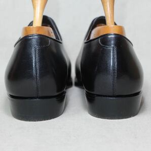 定価6万 未使用PERFETTO ペルフェット 最高級ライン 洗練されたホールカットシューズ UK8 日本製手製革靴半カラスビナセーコービスポーク級の画像7
