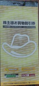 ※送料無料※　イエローハット　株主優待　お買物割引券　3000円分