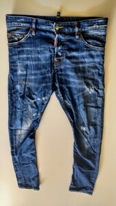 【　 DSQUARED2　ディースクエアード　】　 SEXY　TWIST　JEAN 　　46　　S74LA0794　　スタッフインターナショナル国内正規品