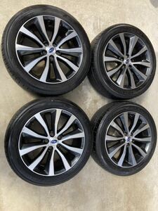 Subaru ExigaBlackスオーバー7 GenuineTiresWheels4本set【手渡しも可】