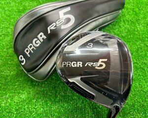 1◆385 未使用♪ PRGR(プロギア) RS5 3FW フェアウェイウッド 15° M43(S) 2020年モデル ヘッドカバー付 [札幌・店頭引取可]