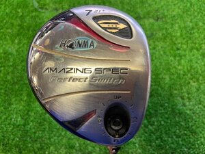 2△3-384 7W【HONMA/ホンマ】Perfect Switch フェアウェイ 21° 2011年モデル 3S ARMRQ6 Perfect Switch フレックスR [札幌/店頭引取可]