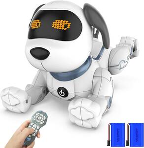 M-1 okk 犬型ロボット 電子ペット 子供おもちゃ 音声制御 吠える プログラミング 男の子 女の子 誕生日プレゼント 癒やし