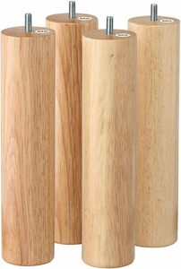  natural 26cm Muji Ryohin wooden legs *26cm/ natural (M8) 4 pcs set 02529444