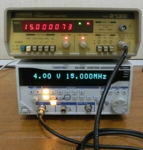 動作確認済み 菊水 FCO2130 1.3GHz FREQUENCY COUNTER 周波数カウンター KIKUSUI UNIVERSAL 