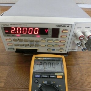 動作確認済 765101 YOKOGAWA PROGRAMMABLE DC SOURCE 横河電機 7651 プログラマブル直流電圧/電流源 電源の画像5