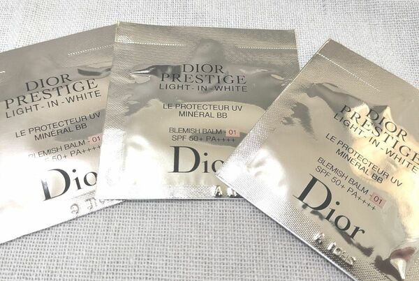 Dior プレステージ ホワイトル プロテクターUV ミネラル BB01 1ml×3点 