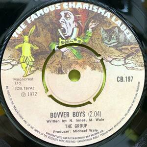 ■The Group■Bovver Boys■'72 UK■ニール・イネス■即決■洋楽■EPレコード