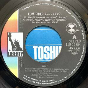 ■ウォー■ロー・ライダー■'75■WAR■即決■洋楽■EPレコードの画像3