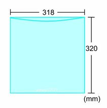 LP 厚口 ジャストサイズ 外袋■50枚■318×320■0.09mm■12インチ■PP袋■保護袋■レコード■ビニール■ジャケットカバー■即決■y77_画像2