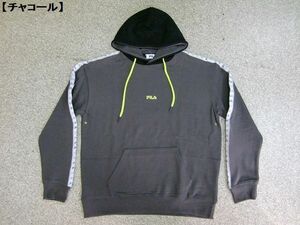 SALE 新品 FILA/フィラ 裏毛プルパーカーchM スウェット メンズ レディース スポーツ カジュアル ロゴ刺繍 袖テープ シンプル 人気ブランド