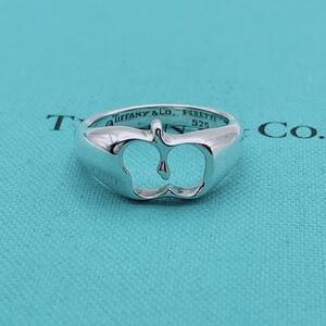 【美品】Tiffany & Co. 希少　リング　アップル　約12号　シルバー