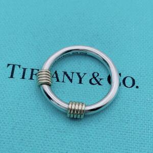 [Красивые товары] Tiffany &amp; Co. Ring Bandwiz 2 Wire 7 K18