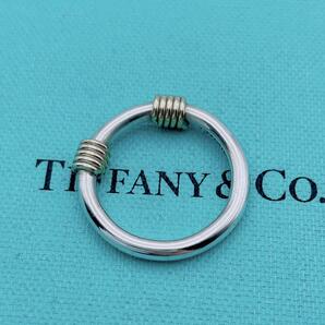 【美品】Tiffany & Co. 指輪 バンドウィズ 2ワイヤー 7号 K18の画像2