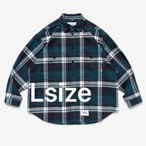 24SS WTAPS ダブルタップス WCPO 01 / LS / COTTON. FLANNEL. TEXTILE Lsize