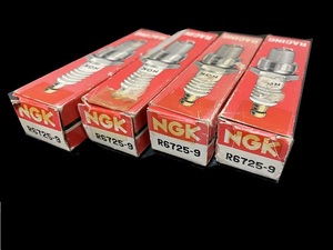 ★送料185円～★NGK★品番:R6725-9●4本セット●レーシングプラグ●レース/サーキット●白金プラグ (ターミナル一体形)