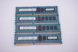 16GB （4x4枚）　DDR3　PC3-12800R　HMT351R7CFR8-PB T3 AB２枚＋ AC2枚