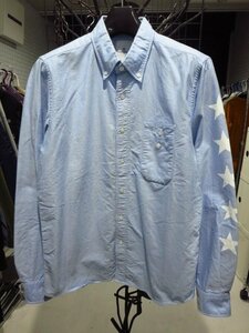 uniform experiment ユニフォームエクスペリメント (UE-123048) FIVE STAR OXFORD PHONE POCKET SHIRT シャツ SAX 3