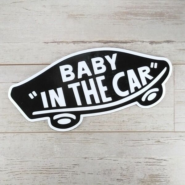 BABY IN CARマグネットステッカー VANSベイビーベビーインカー