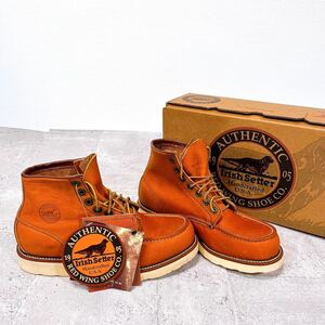 デッドストック 希少 REDWING レッドウイング vintage Irish Setter アイリッシュセッター 90年代 96年 犬刻印 875 USA 7 1/2 26cm 1円