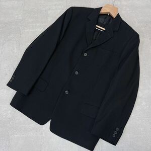 保管品相当 Yohji Yamamoto Y's for men ヨウジヤマモト ワイズフォーメン テーラードジャケット ウール ギャバジン 黒 99ss 90s MC-100