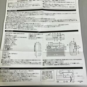 ☆【新品未使用品】ダブルスピーカーミニラジカセ 電池式 WM-888D AM/FMラジオ付き 両耳イヤホン 持ち運び便利 保管品の画像6