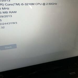 S4662◇hp ノートパソコン Intel(R) Core(TM) i5-3210M CPU 2.50GHｚ 4GB アダプター付属【現状品】240401の画像6