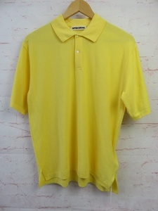 タグ付 KAPTAIN SUNSHINE キャプテンサンシャイン Knit Polo Shirt ポロシャツ 半袖 KS23SKN03 イエロー 36 991774545■