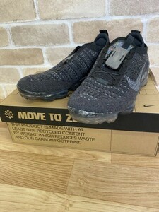 NIKE ナイキ スニーカー WMNS AIR VAPORMAX ウ゛ェイパーマックス 2020 FK ブラック ダークグレー 24CM 33834646■