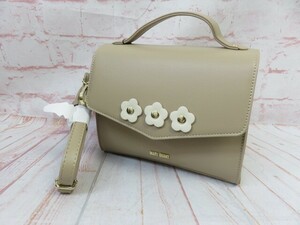 タグ付 MARY QUANT マリークワント ハンドバッグ ショルダーバッグ 2WAY 223-83798-040-0 ベージュ 991782121