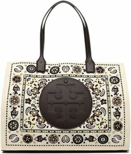 定番大容量A4対応！TORY BURCH146967トートバッグ ELLA PRINTED TOTE