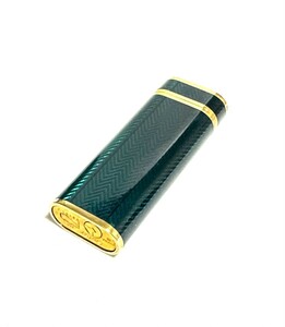  Cartier cartier lighter roller type gas lighter green Gold 