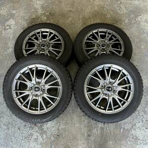 4穴■EXCEEDER スタッドレスタイヤ 155/65R14 4本 ■040903R