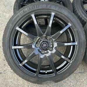 5穴■LOXARNY SPORT 2021年製 GOODYEAR 215/45R18 4本■041603R の画像2