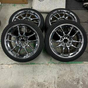 5穴■WORK EMOTION 225/40R18 4本■042604R