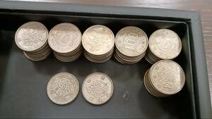 ＃5314　100円銀貨　まとめ62枚　東京オリンピック　銀貨　稲穂メイン　記念銀貨　アンティーク