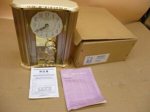 SEIKO 置時計　未使用　PW394G　カデ717　　　送料無料 管ta　　24APR