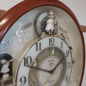 SEIKO セイコー 掛け時計 からくり時計 壁掛け時計 メロディー時計 電波時計の画像3