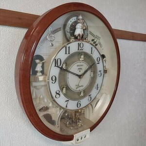 SEIKO セイコー 掛け時計 からくり時計 壁掛け時計 メロディー時計 電波時計