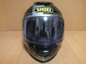 美品 SHOEI ショウエイ GT-AirⅡ CROSSBAR ジーティー エアー ツー サイズL(59cm) クロスバー イエロー/ブラック フルフェイスヘルメット