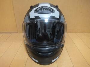 中古 Arai アライ アストロＧＸ フェイス ASTRO-GX FACE グレー サイズXL(61・62cm) フルフェイス ヘルメット