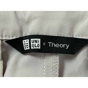 【美品】UNIQLO x Theory／感動イージーパンツ／ライトグレー／Sの画像3