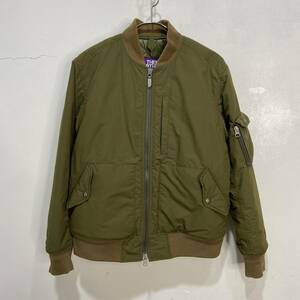 ☆THE NORTH FACE☆パープルレーベル☆光電子☆MA-1☆フライトジャケット☆ダウンジャケット☆オリーブカーキ☆M☆D24M