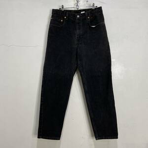 送料無料☆ Levi's 560☆ブラックデニムパンツ☆W33L30☆2002年製☆後染め